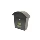 POSTALÁDA SALAMON FEKETE KEREK TETEJŰ 38*13,5*36 CM
