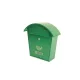 POSTALÁDA SALAMON ZÖLD KEREK TETEJŰ 38*13,5*36 CM