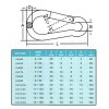 Tűzoltókarabiner 8X80Mm Acél Zp