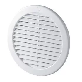 Szellőzőrács Kerek Müa.Fehér Szúnyogháló Mv 125