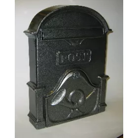 POSTALÁDA ÖNTÖTT EZÜST KÜRTÖS V-400 40*30*6,5CM