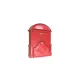 POSTALÁDA ÖNTÖTT PIROS KÜRTÖS V-400XL 40*30*11CM
