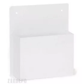 SZÓRÓLAPTARTÓ NAGY,FEHÉR 33x30CM