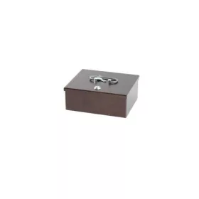 PÉNZKAZETTA BARNA KÖZEPES 2.TIP 21*16*8CM