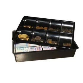 APRÓPÉNZTARTÓ 8 REKESZES A/4 MŰANYAG 40*31*21CM