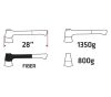 Balta 710Mm 800Gr. Üvegszálas Nyéllel Verto