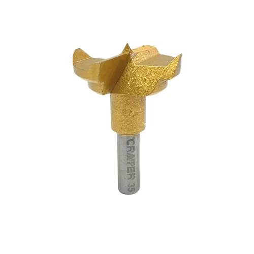 FENÉKFÚRÓ KEMÉNYFÉM TITÁN BEVONATÚ 35MM CRATER