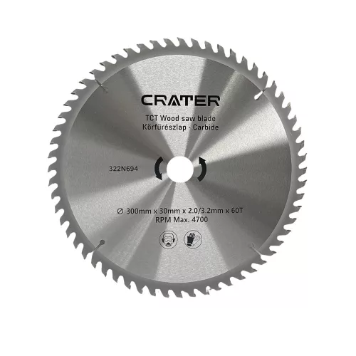 KÖRFŰRÉSZLAP 300*30 / 60FOG CARBIDE CRATER