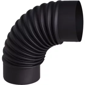 Füstcső Könyök Fekete 0,5Mm D105/90Fok