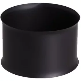 Füstcső Falhüvely Fekete 0,5Mm D150Mm