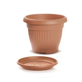   Virágcserép Alátéttel Terra Dce45, Pod37-R624 - 450X350X450Mm
