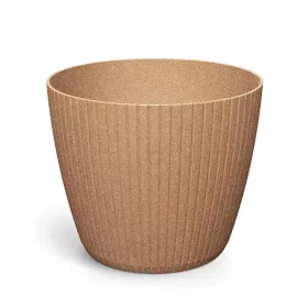 Virágcserép 400 lamia round wood natúr dlam400w-4665w