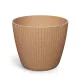 Virágcserép 400 lamia round wood natúr dlam400w-4665w