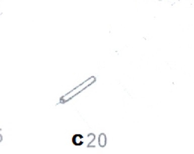 Gázrögzitő Műa.Patent Láncfűrész Alk. C20