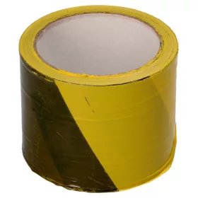 Jelölőszalag 80Mm*100M Sárga-Fekete 5491 Faster Tools