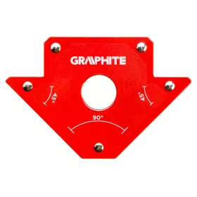 Derékszög Hegesztéshez Mágn.102*155*17Mm Graphite