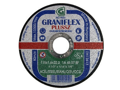 VÁGÓKORONG FÉMRE GRANIFLEX 40008 115*3,2*22MM