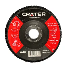 LAMELLÁS TISZTÍTÓKORONG IPARI GXZ CRATER 125*22 PZ40