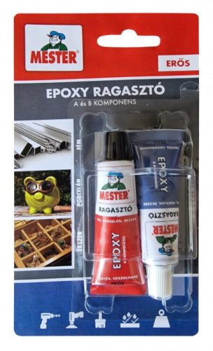 Epoxy Ragasztó 2*15Ml Kétkomponensű Mester