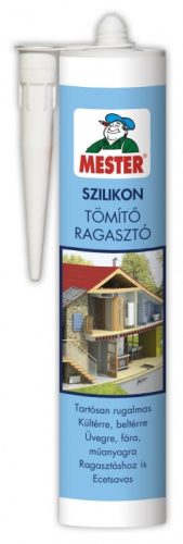 Szilikon Tömítő Ragasztó 310Ml Fehér Mester 065