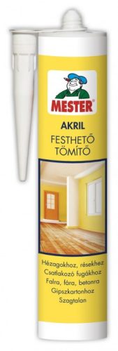 Akril Tömítő 310Ml Szürke Festhető Mester