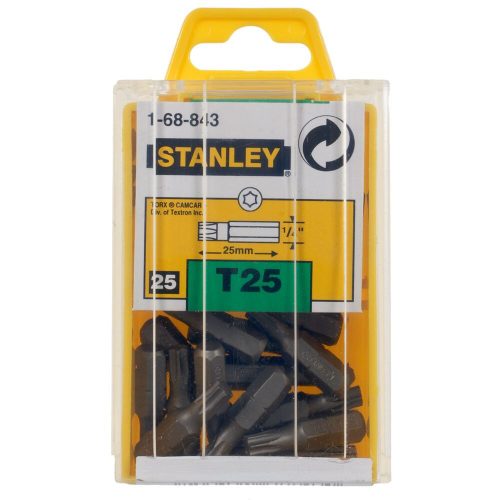 BIT HEGY 1/4 T25 TORX 25DB - STANLEY 1-68-843