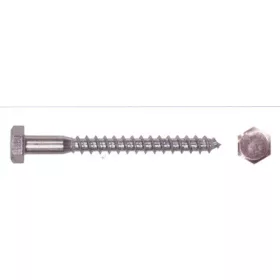 Gerüstschraube verzinkt 100 Stück/Box 6*30 mm