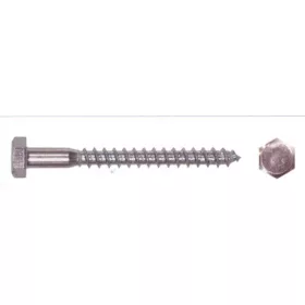 Gerüstschraube verzinkt 100 Stück/Box 6*50 mm