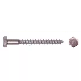 Gerüstschraube verzinkt 100 Stück/Box 6*70 mm