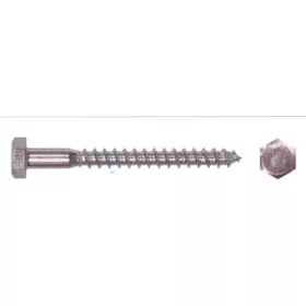 Gerüstschraube verzinkt 100 Stück/Box 6*100 mm