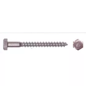 Gerüstschraube verzinkt 100 Stück/Box 8*100 mm