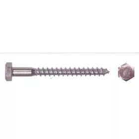 Gerüstschraube verzinkt 100 Stück/Box 8*120 mm