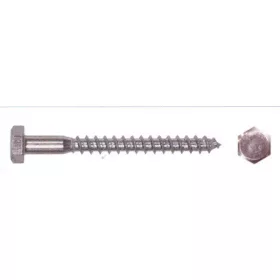 Gerüstschraube verzinkt 100 Stück/Box 10*80 mm