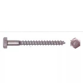 Gerüstschraube verzinkt 100 Stück/Box 10*100 mm