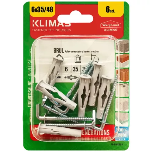 FALHOROG TIPLIVEL 6 DB KLIMAS BLISZTER 3,5X48 / 6X35 MM