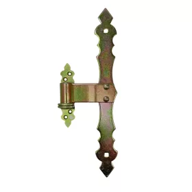 Torscharnier mit Bolzen Dekorativ 30cm Stück Gelb Verzinkt