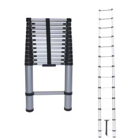 Teleskopleiter 13 Stufen M:3,8M Alu.9,6Kg Ls1112C, 42-1