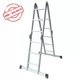Varia Leiter 4*4 Stufen Alu. 257 Lcg3416