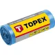 SZEMETESZSÁK ERŐS 10DB 120L KÉK TOPEX