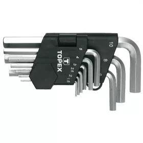 Inbusschlüsselsatz 9R 1,5-10Mm Topex