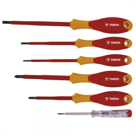 Csavarhúzó Klt.5R. Szigetelt 1000V+Fáz.C Topex