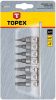 Bit Készlet Torx 7R. 1/4" T10-40 Topex