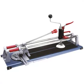 Fliesenschneider 600 mm mit Kreisschneider-Aufsatzwerkzeugen
