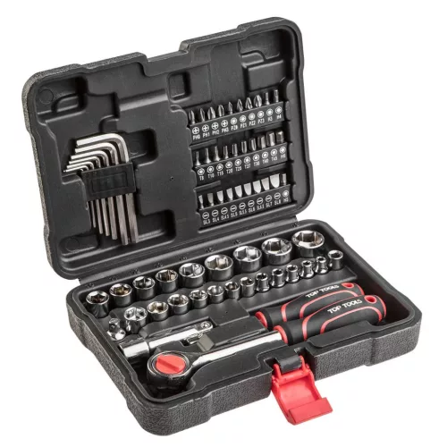DUGÓKULCS KLT. 3/8" 63 RÉSZES TOP TOOLS