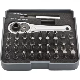 Bit készlet tartóban racsnis 38r.NeoTool NEO TOOLS