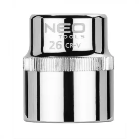 Steckschlüsselkopf 1/2" 26Mm 6P. Neo Tools