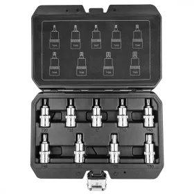   Torx-Inbusschlüsselsatz 1/2" 9-teilig T20-T60 Neo Tools