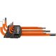 Imbuszkulcs Klt. 7R. 1,5-6Mm Narancs Neo Tools