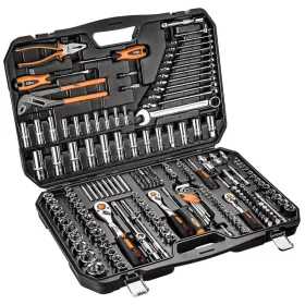   DUGÓKULCS KÉSZLET 1/2"-3/8"-1/4" 233R. NEO TOOLS