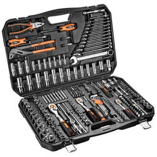 DUGÓKULCS KÉSZLET 1/2"-3/8"-1/4" 233R. NEO TOOLS